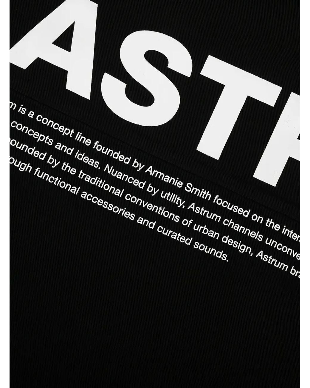 Astrum Rivet Overhemd Met Logoprint in het Black voor heren