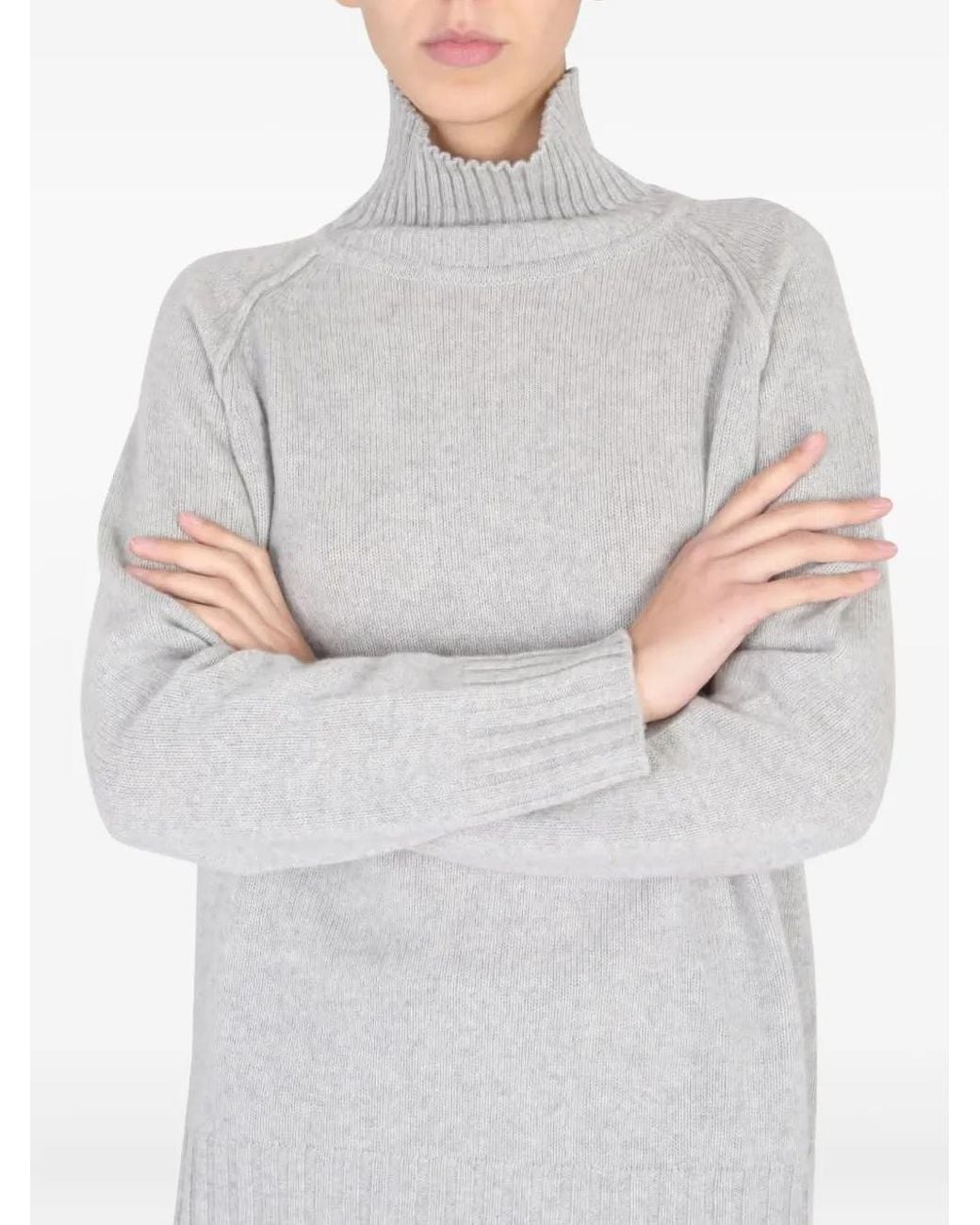#MSM White Turtleneck Sweater