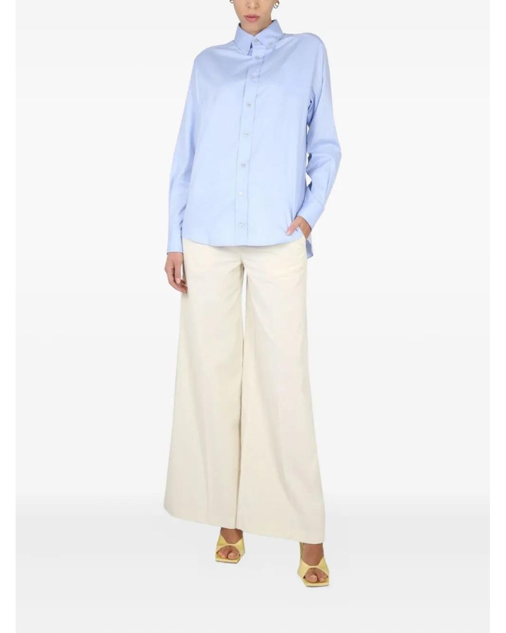 Ballantyne Blue Buttoned-Up Shirt