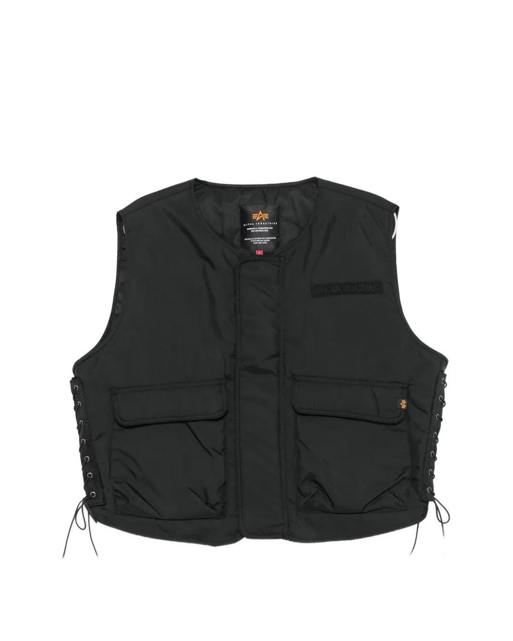 Alpha Industries Black Gilet -1952A Heritage for men