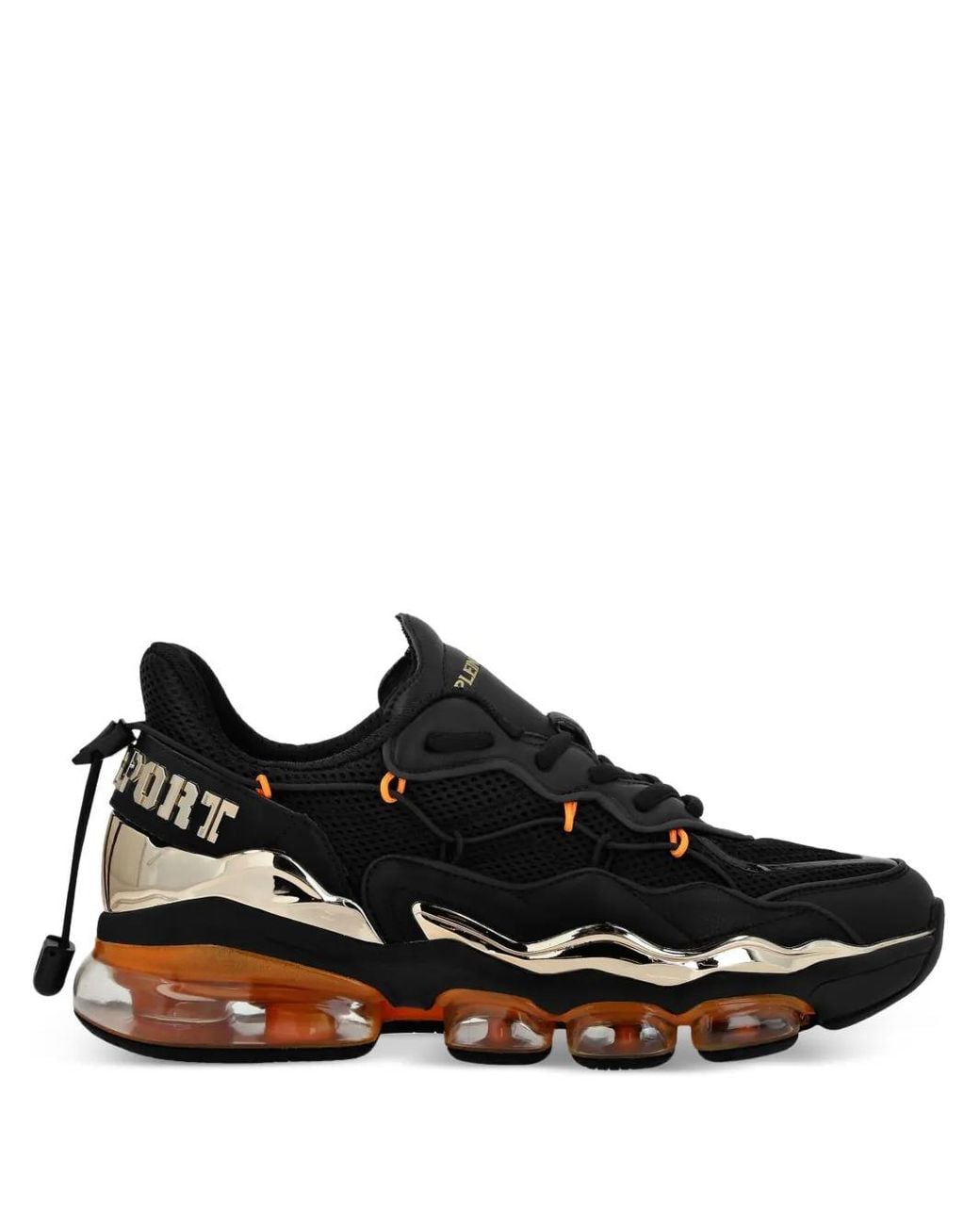 Philipp Plein Black Runner Ps Sneakers