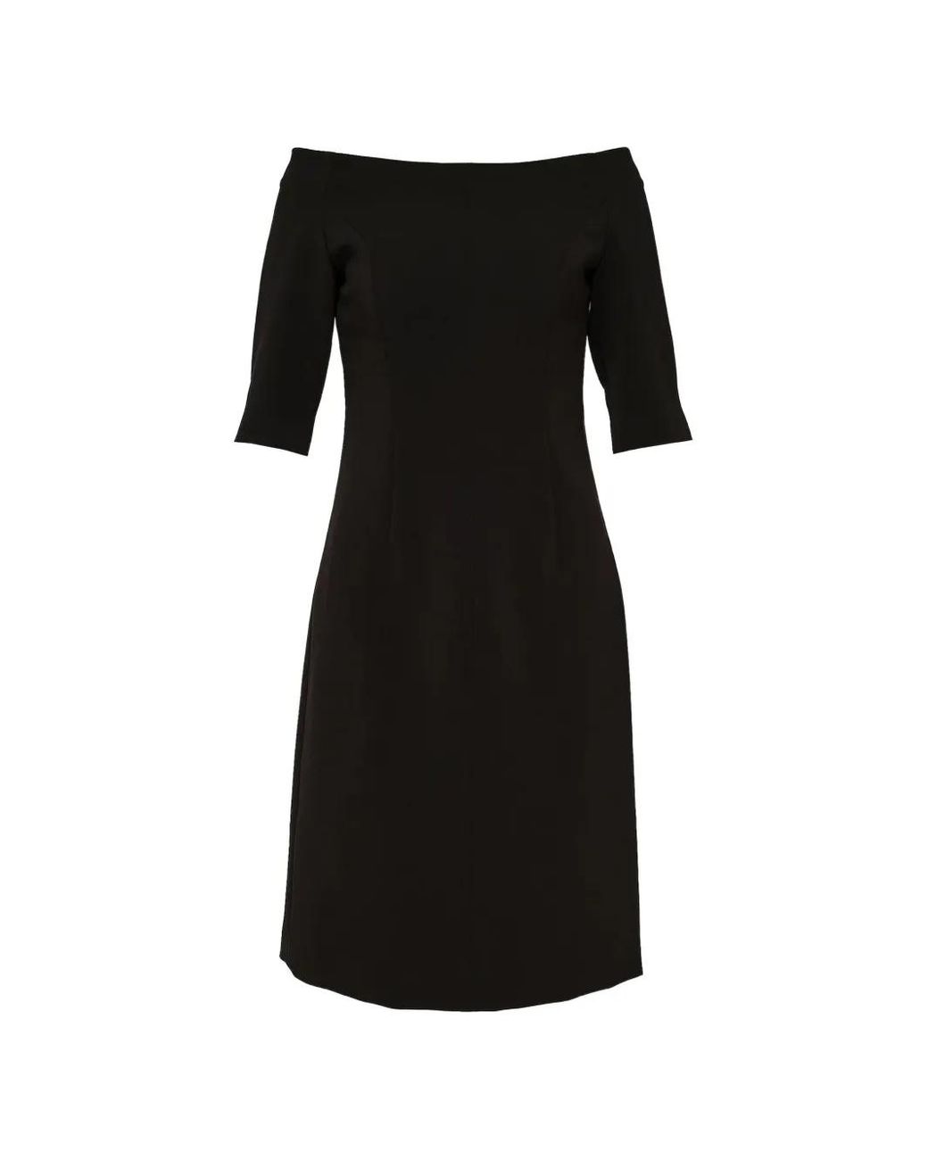 Club21 Black Off-The-Shoulder Midi Dress