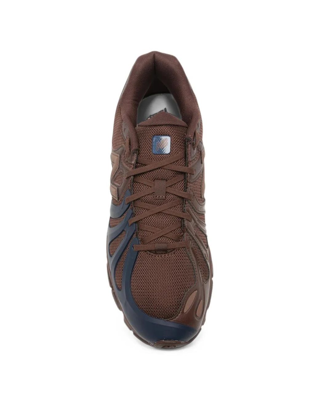 New Balance Brown Mesh-Panelled Logo-Patch Sneakers for men