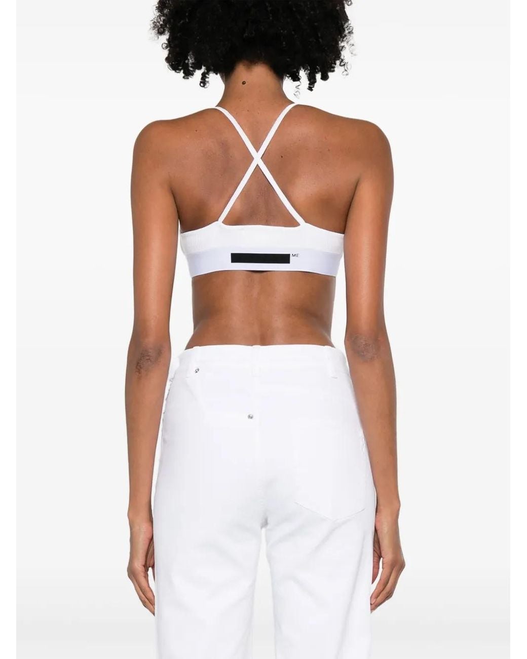 MEDEA White Logo Bra
