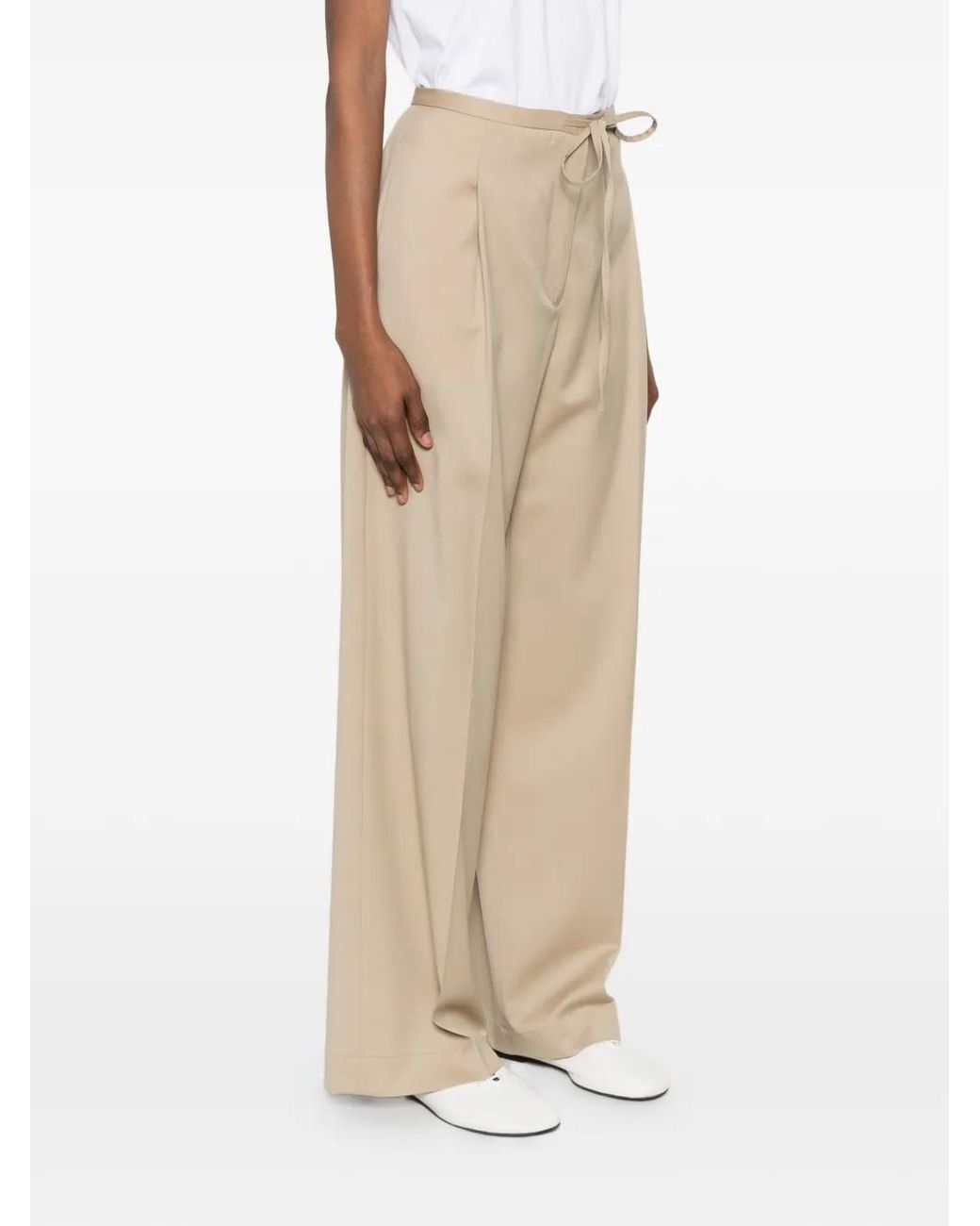 Rohe White Drawstring Trousers