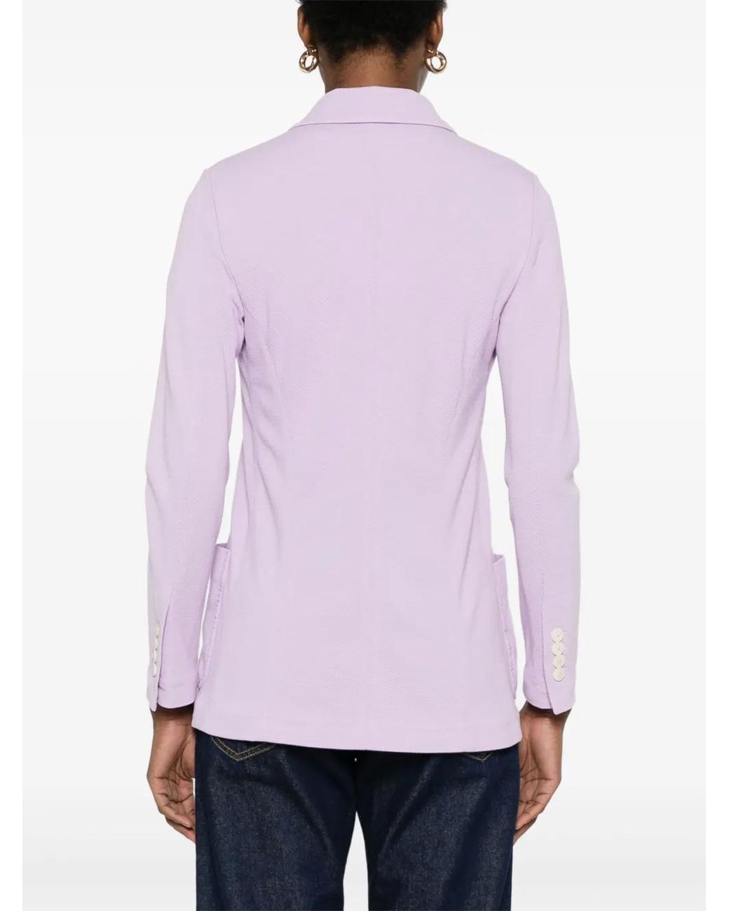 Circolo 1901 Pink Double-Breasted Blazer