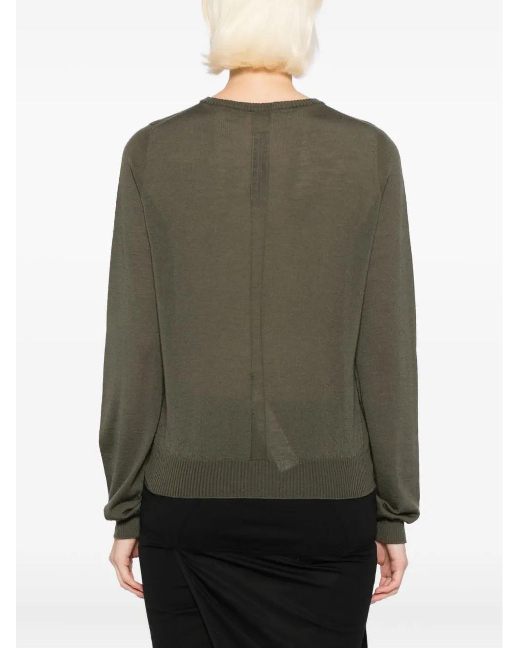 Rick Owens Green Biker Level Top