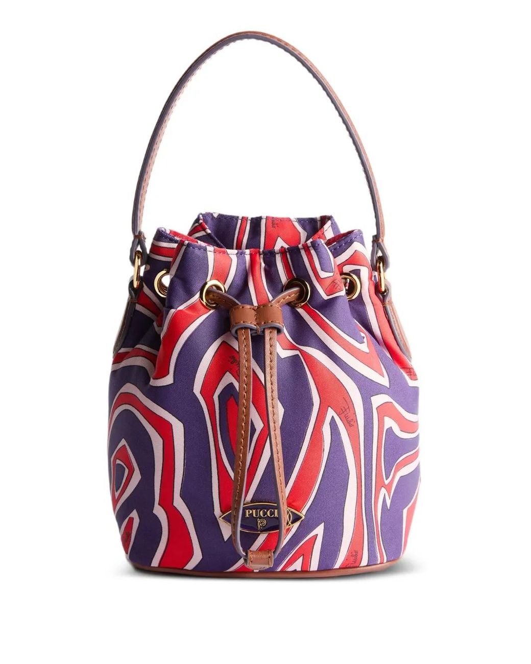 Emilio Pucci Red Yummy Bucket Bag