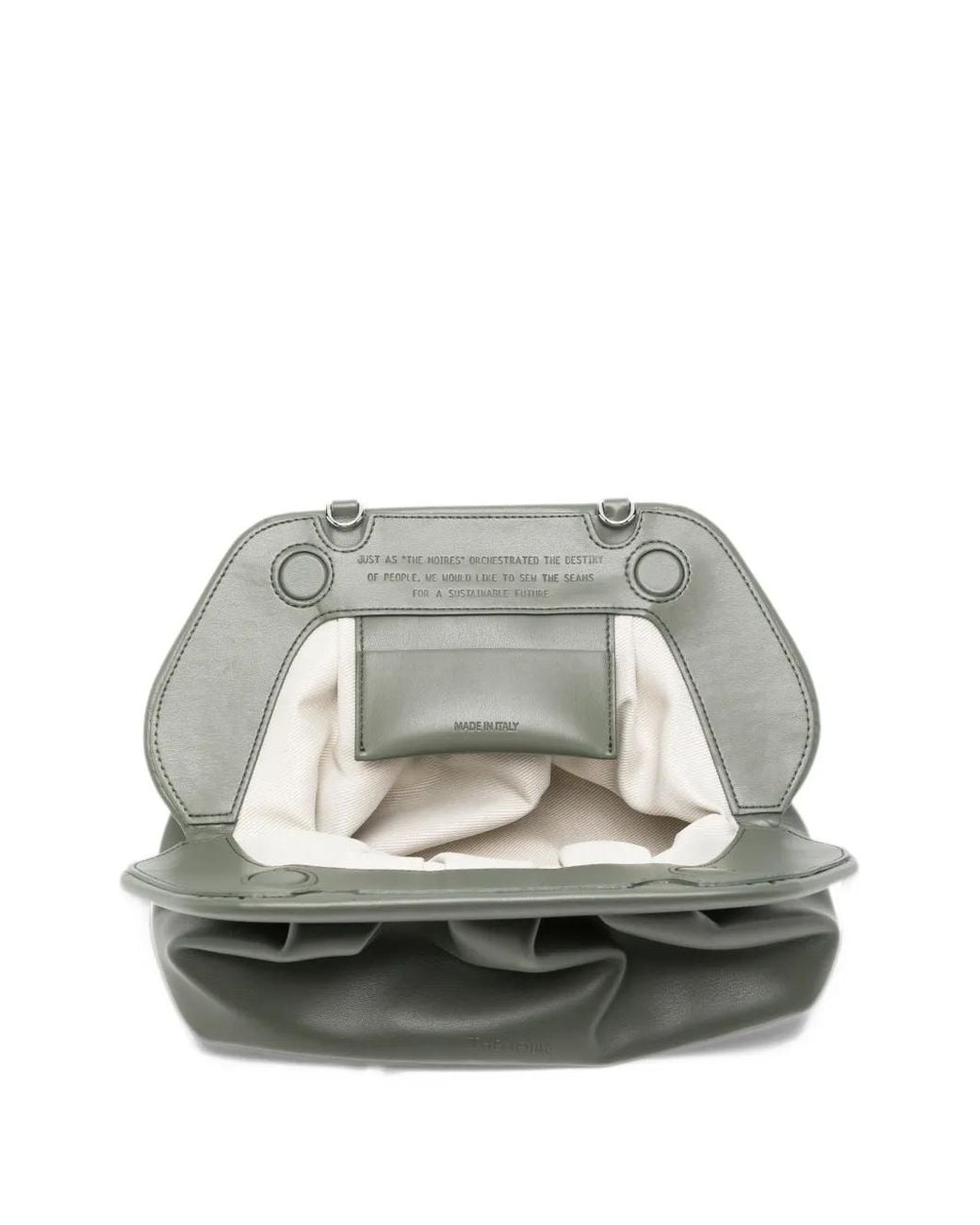 THEMOIRÈ Green Medium Bios Vegan Clutch Bag