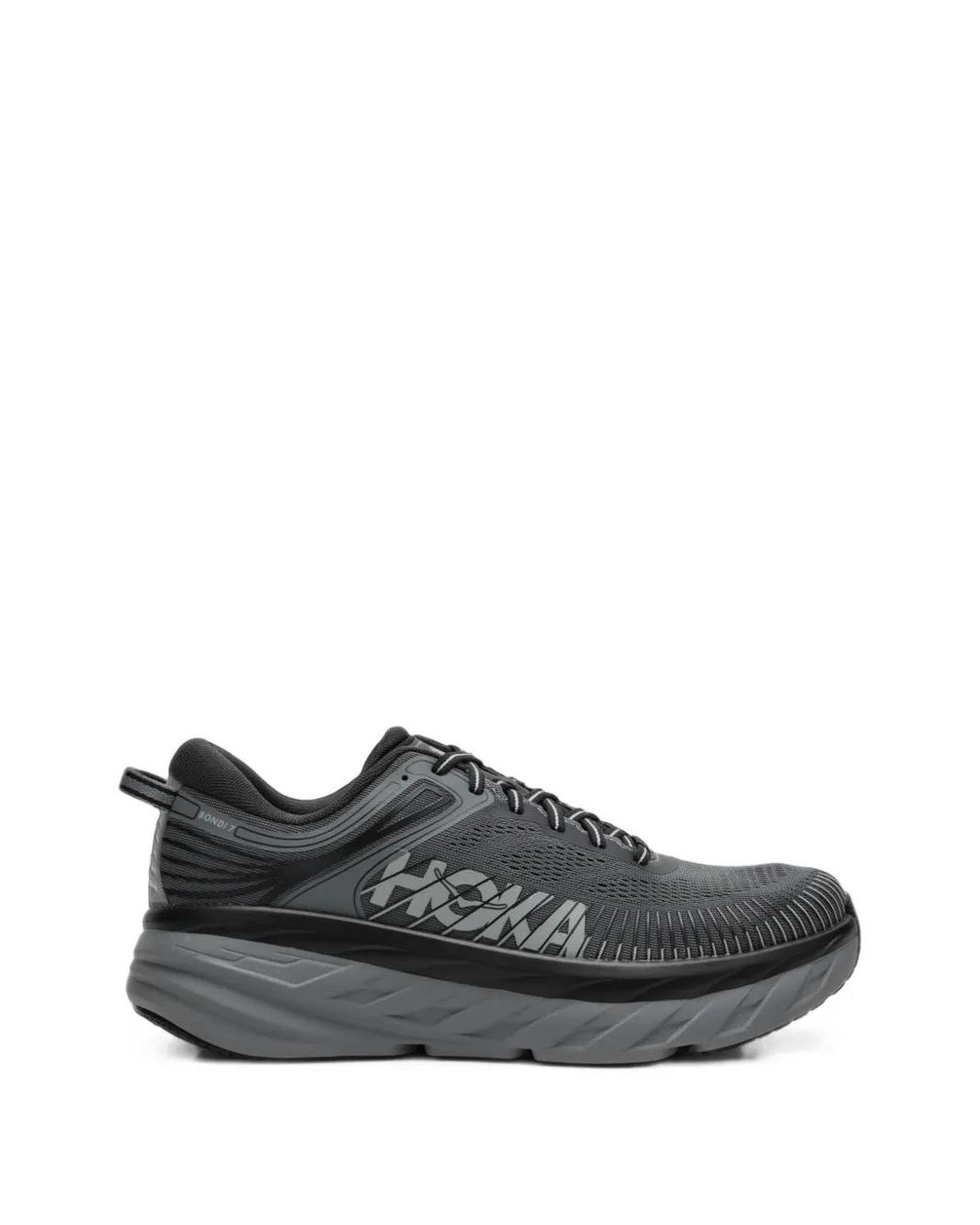 Hoka One One Gray Bondi 7 Sneakers for men