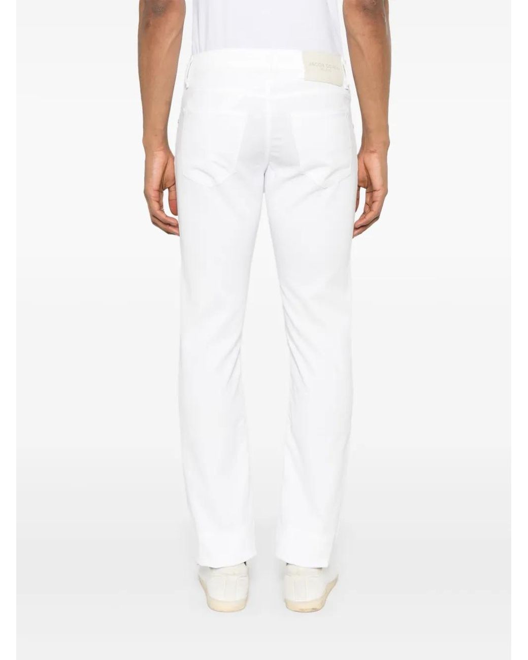 Jacob Cohen Nick Broek in het White voor heren