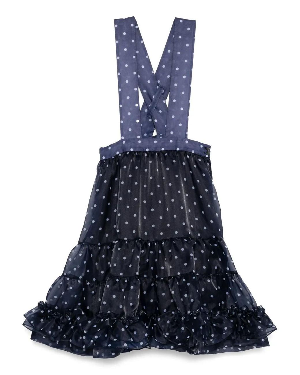 Comme des Garçons Blue Polka-Dot Dress