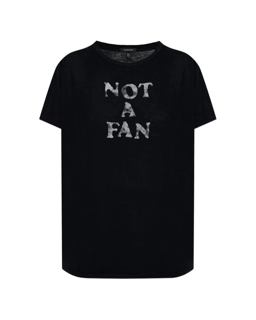 R13 Black Printed Crew-Neck T-Shirt