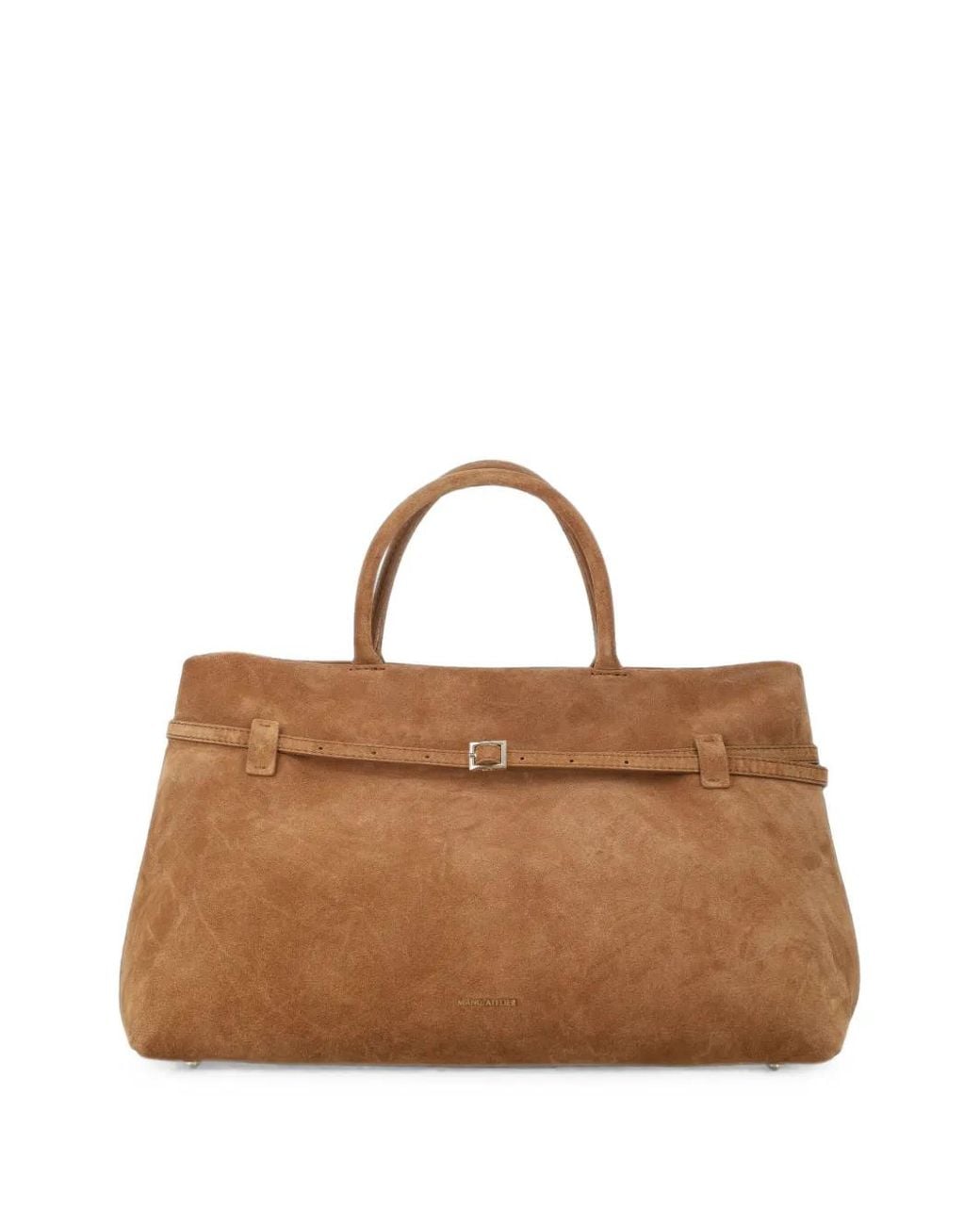 MANU Atelier Brown Sac À Main Le Cambon 40 En Daim