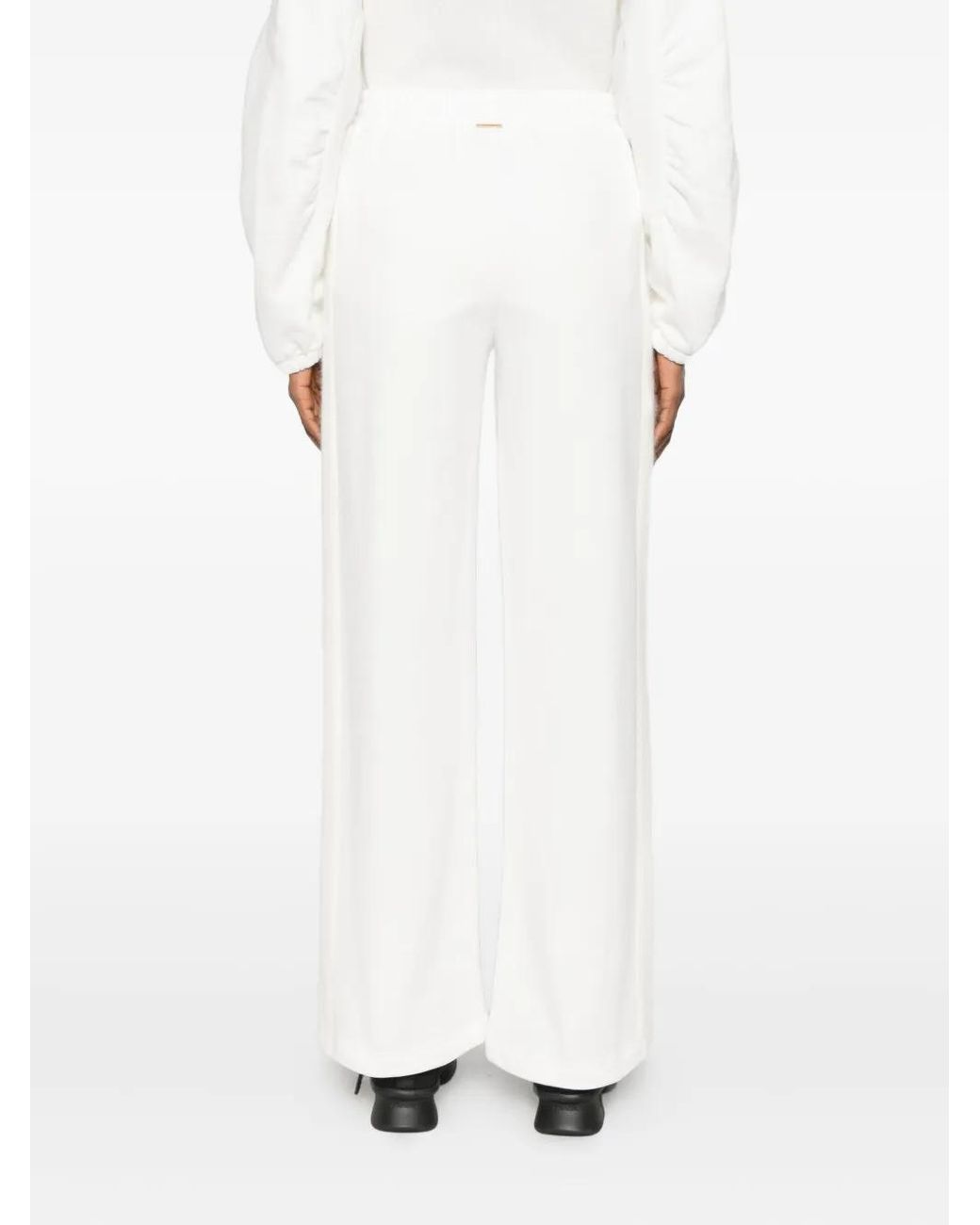 Pantalones Con Cinturilla Elástica Twinset de color White