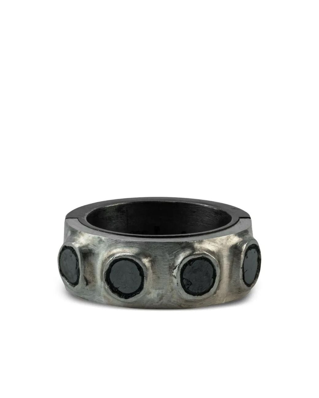 Parts Of 4 Black Sistema Diamond Ring
