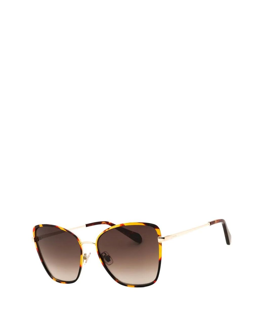 Fossil Brown Cat-Eye Tortoiseshell-Effect Sunglasses