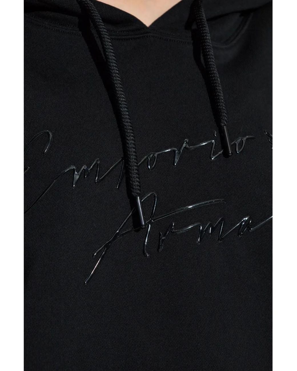 Emporio Armani Black Sweaters
