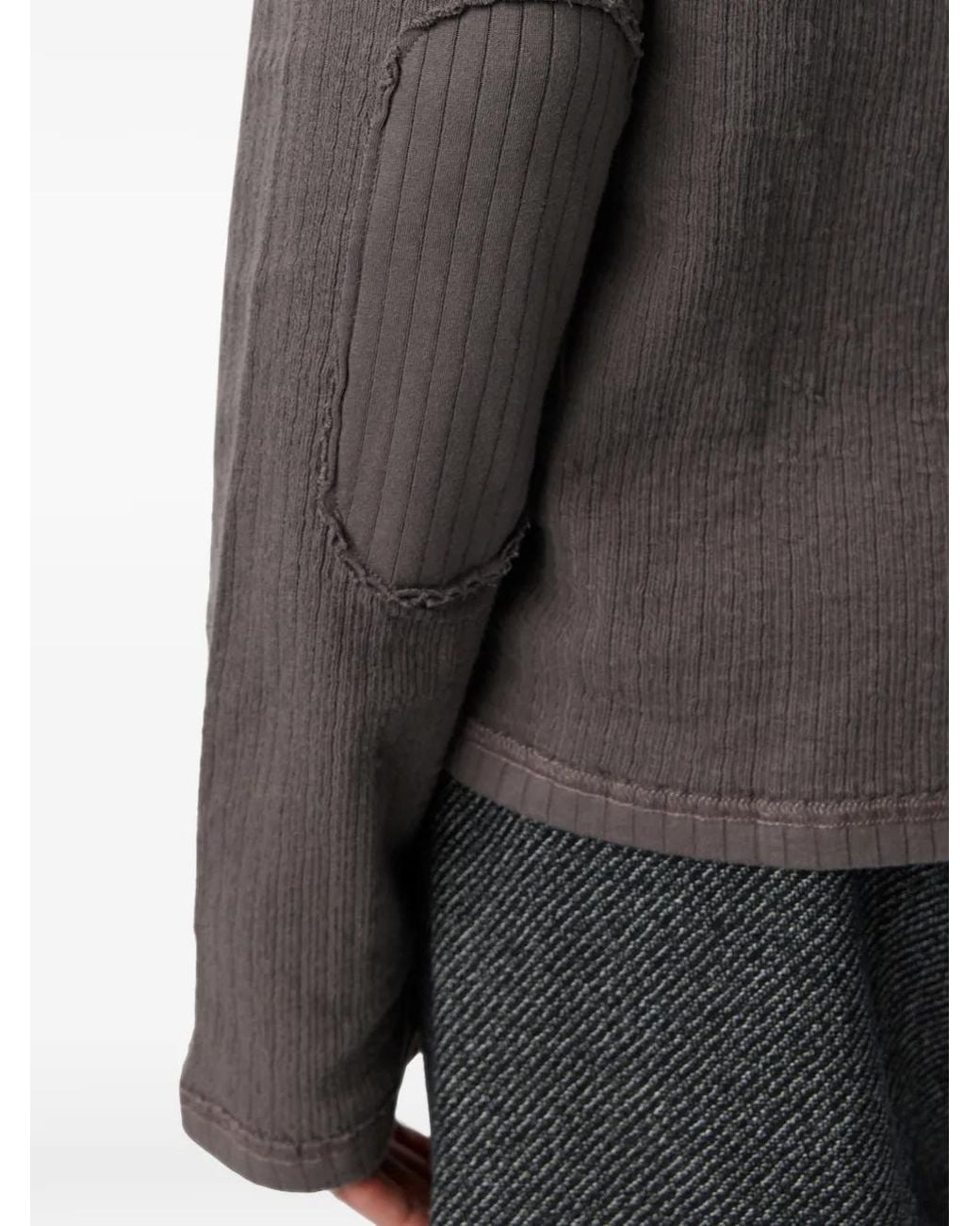 mfpen Pullover Mit Ellenbogen-Patch in Black für Herren