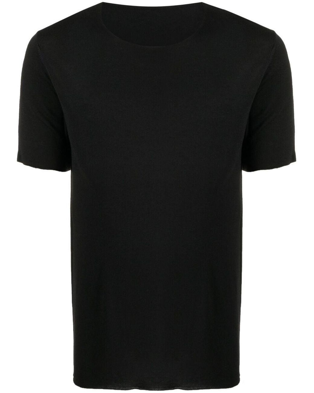 Roberto Collina Short-sleeved T-shirt in Black for Men - Lyst
