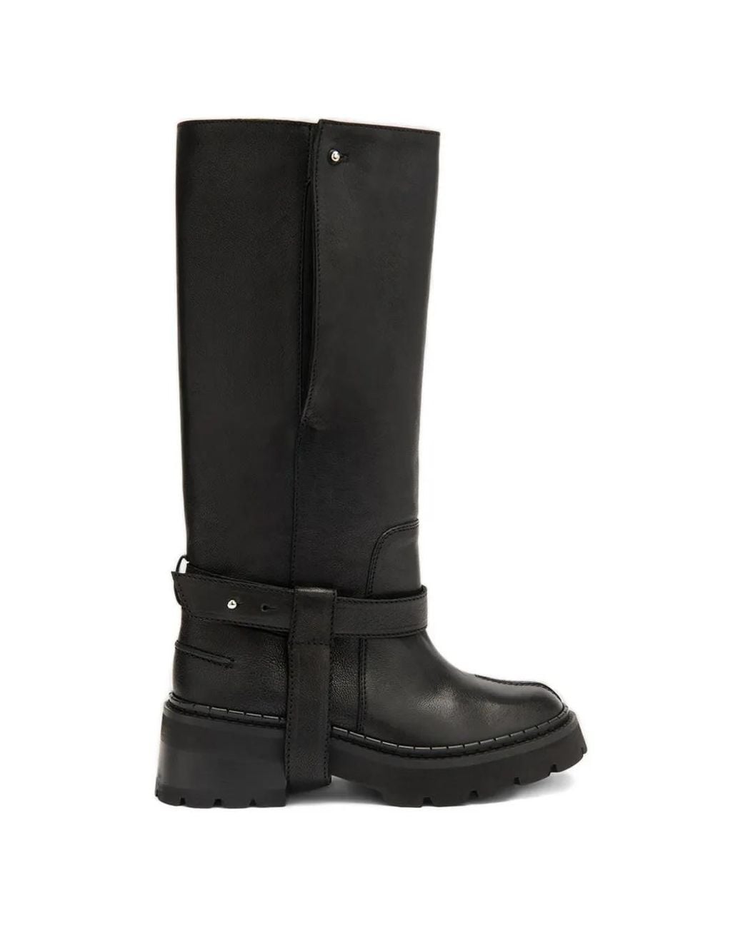By Far Black Yaka Biker Boots