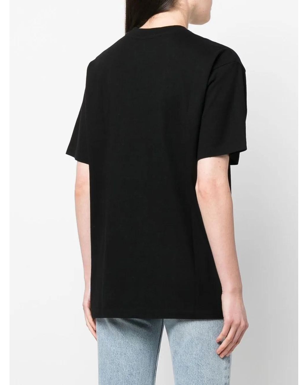 Off-White c/o Virgil Abloh Black Cut-out Cotton T-shirt