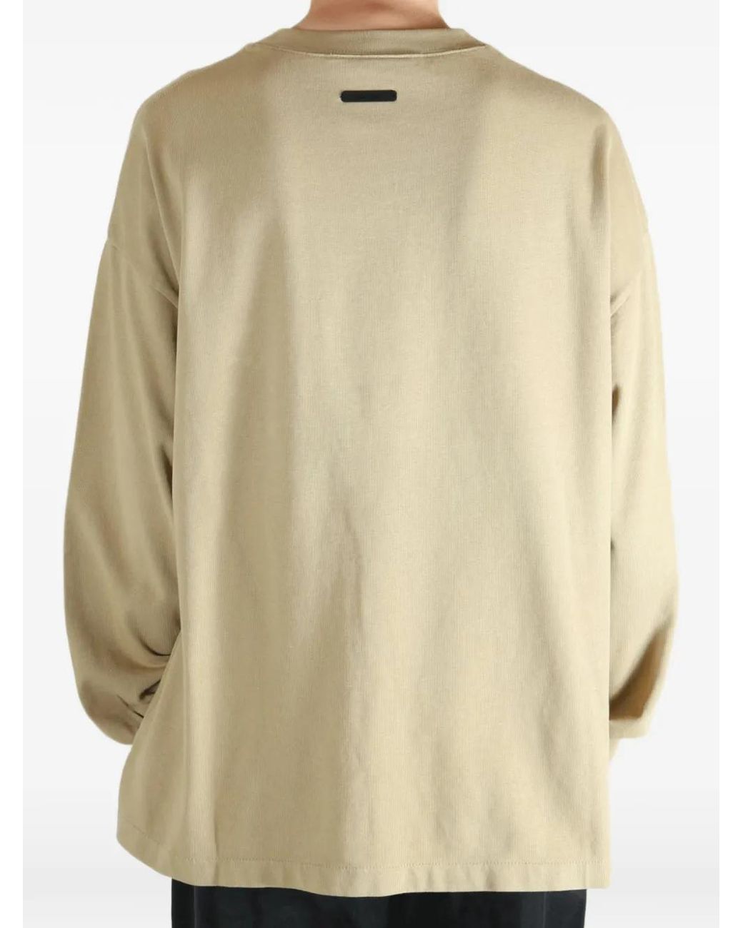 Fear Of God White T-Shirt Training 90S À Manches Longues for men