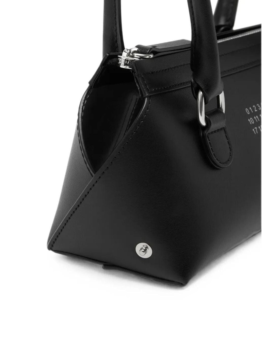 MM6 by Maison Margiela Black Bauletto Shoulder Bag Mini