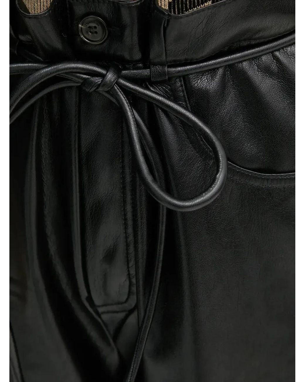 Nanushka Black Drawstring Trousers