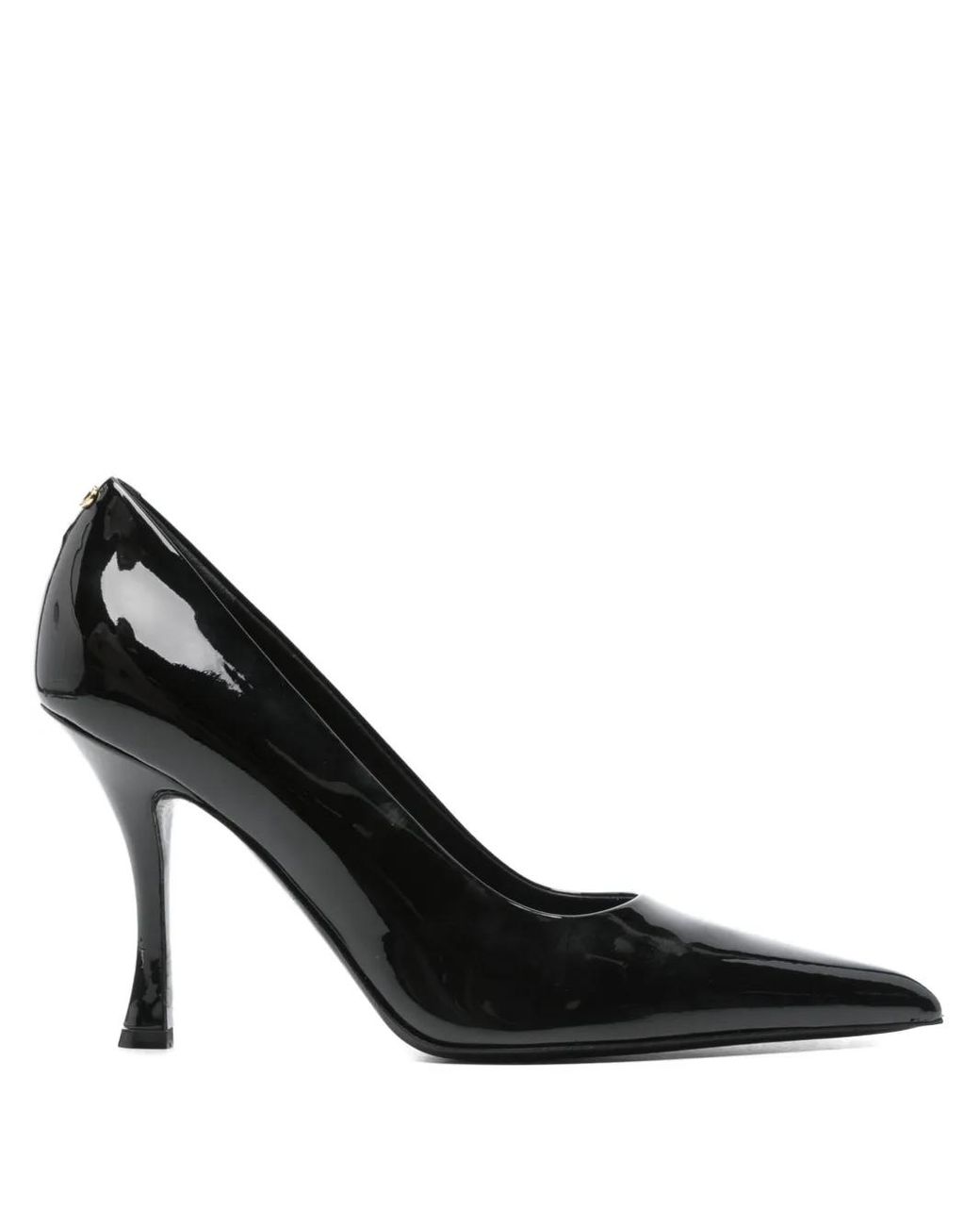 Ferragamo Black Pointed-Toe Pumps
