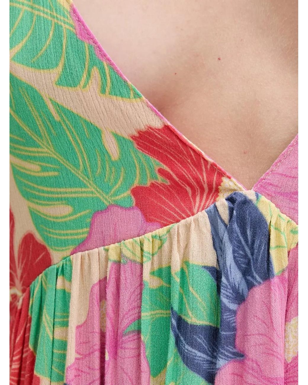 Rip Curl White Party Pack Floral-Print Spaghetti-Strap Maxi Dress