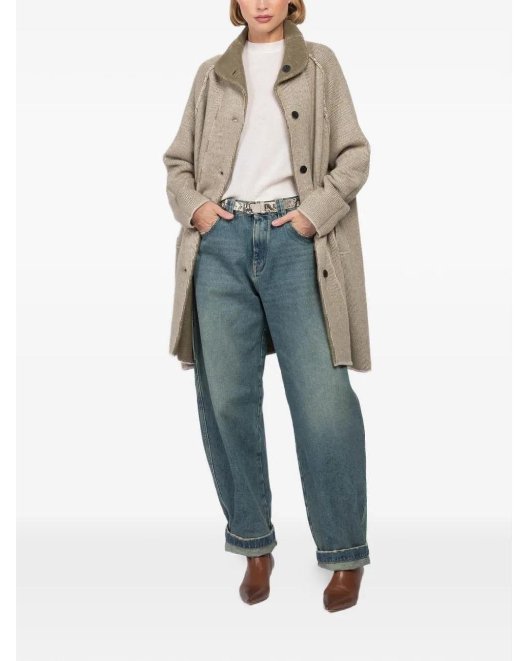 Oyuna Green Nyala Reversible Coat