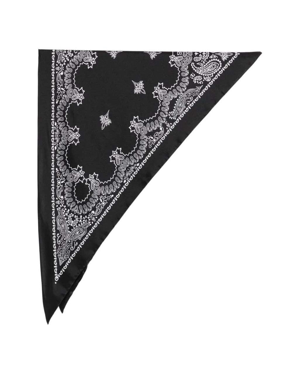 Destin Black Triangular-Shape Bandana