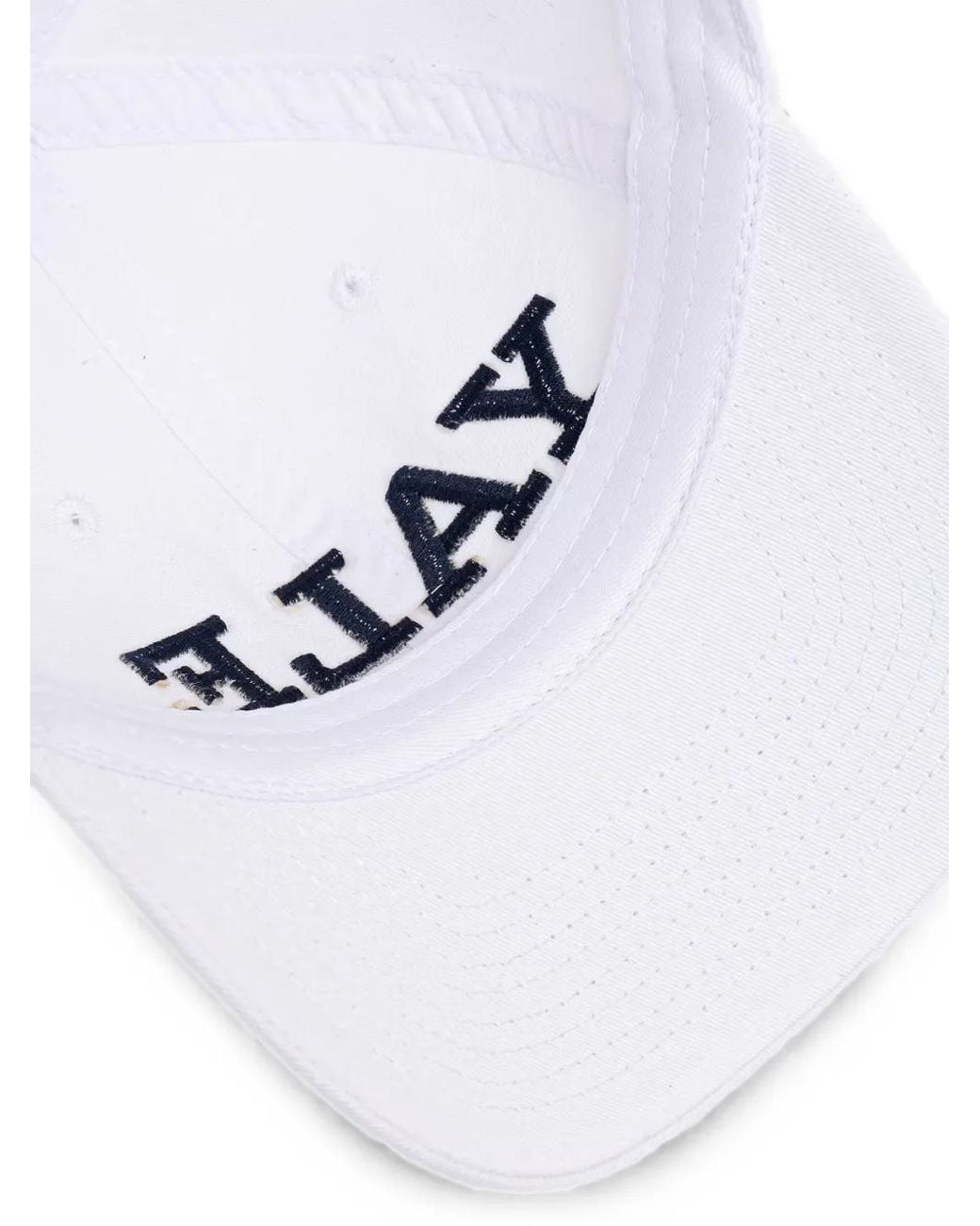Sporty & Rich White Yale Classic Embroidered Cap