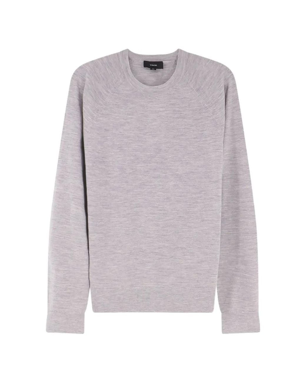 Vince Purple Fine-Knit Raglan-Sleeve Sweater for men