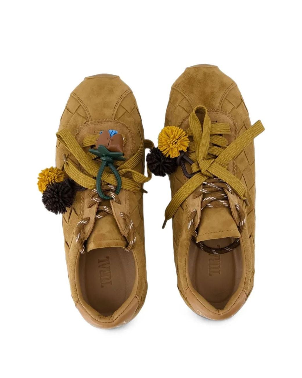 Toral Shoes Metallic Erin Woven Sneakers