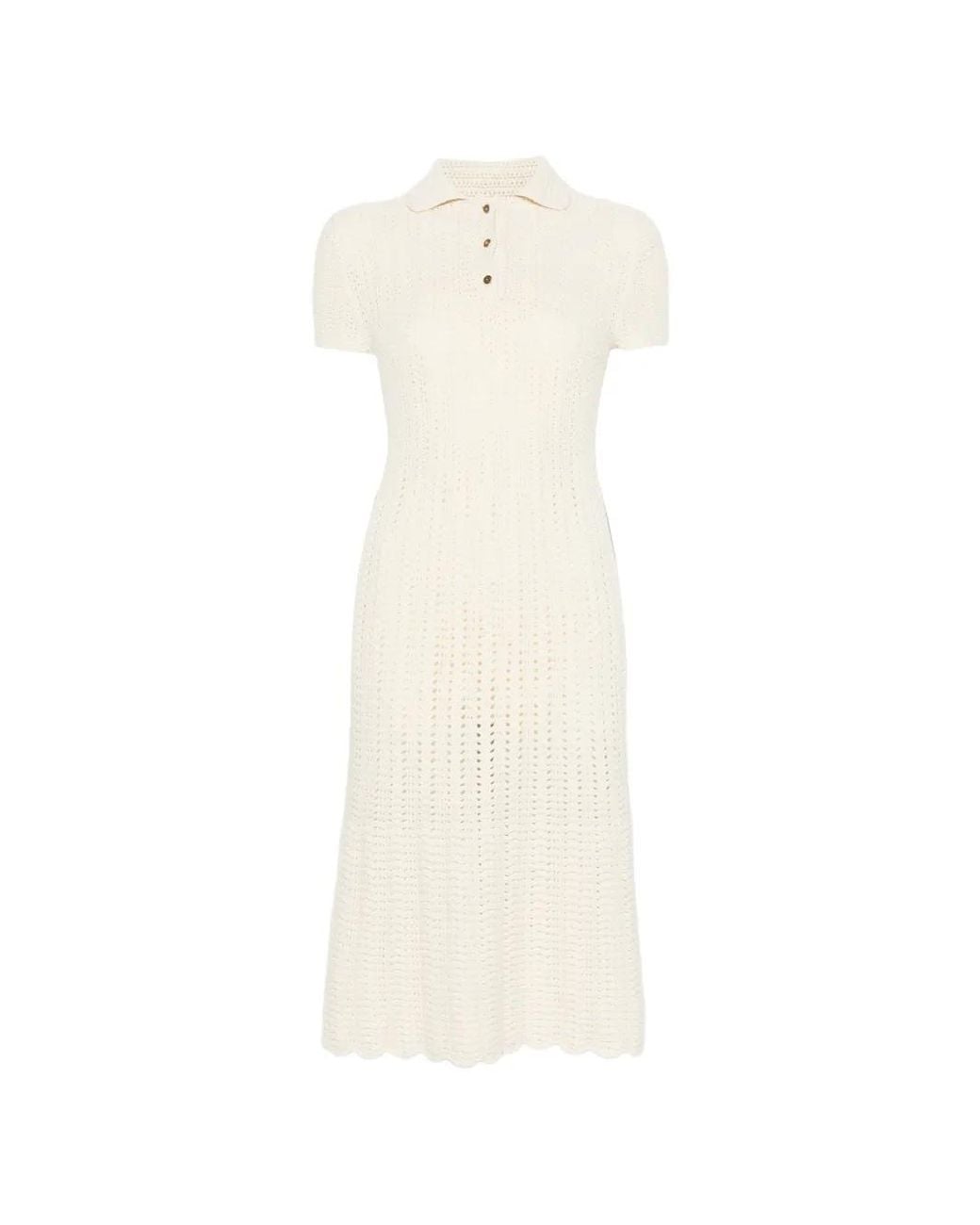 Loro Piana White Arola Dress