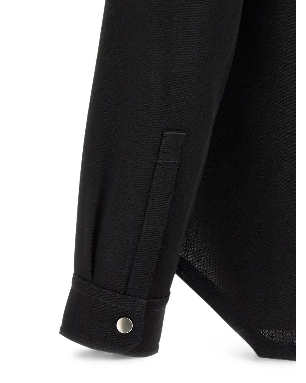 Rick Owens Black Larry Fogpocket Shirt for men