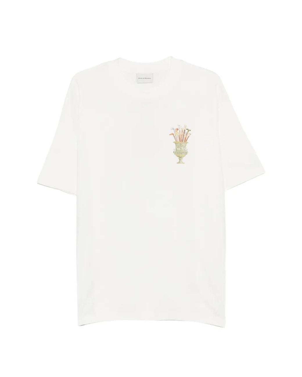 Drole de Monsieur White Cannes Graphic T-Shirt for men