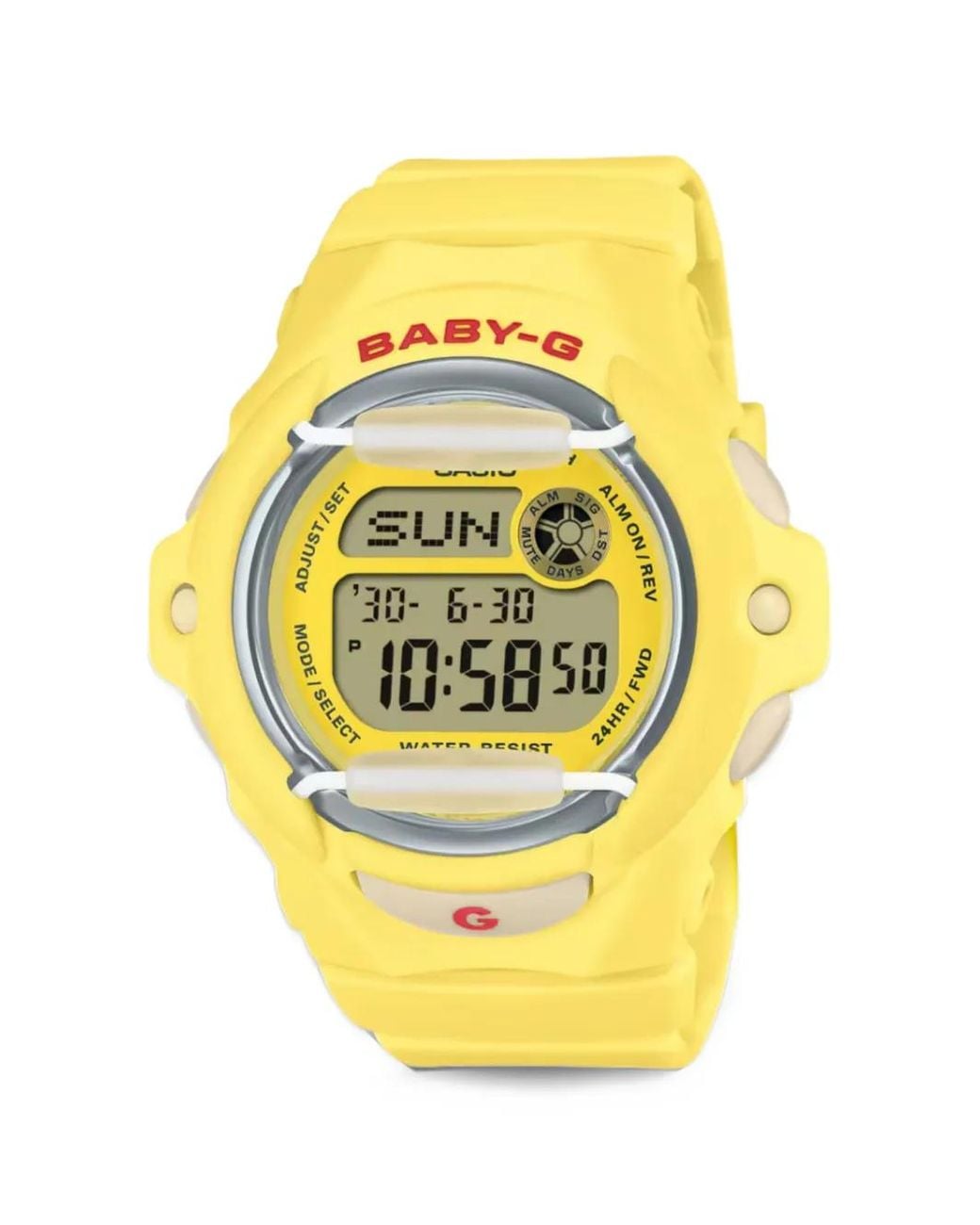 G-Shock Yellow Baby-G 46Mm Watch