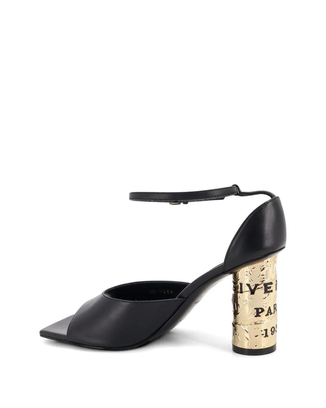 Givenchy White Tape Heel Sandals