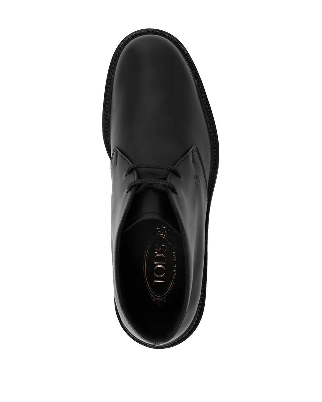 Tod's Black Lace-Up Desert Boots for men