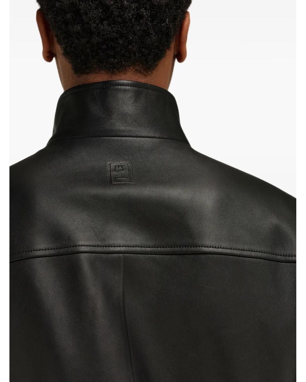 Ferragamo Black Reversible Nappa Blouson Jacket for men