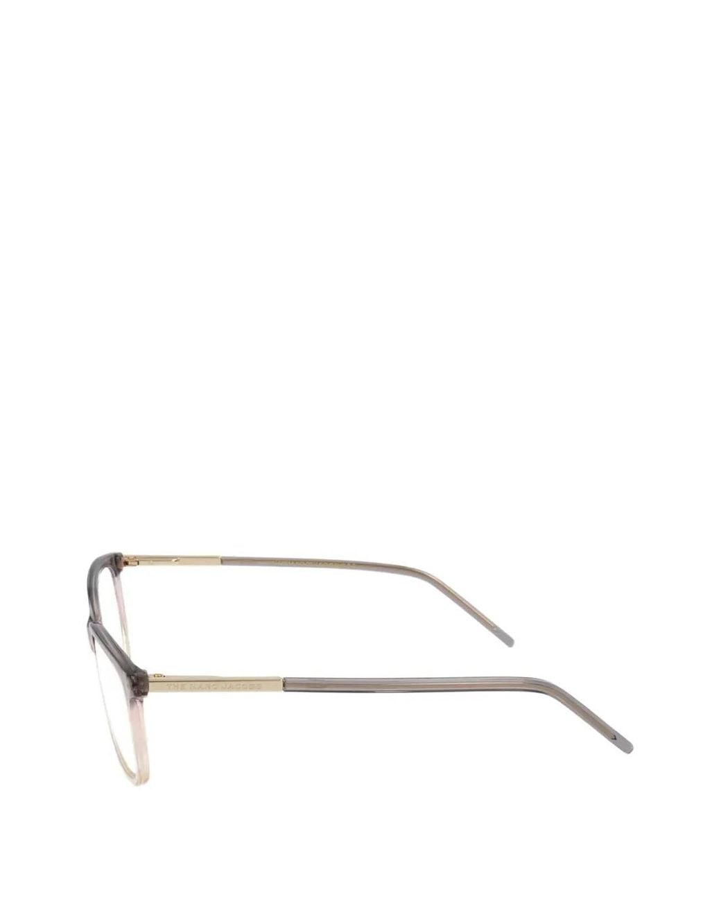 Marc Jacobs Natural Logo-Detail Glasses