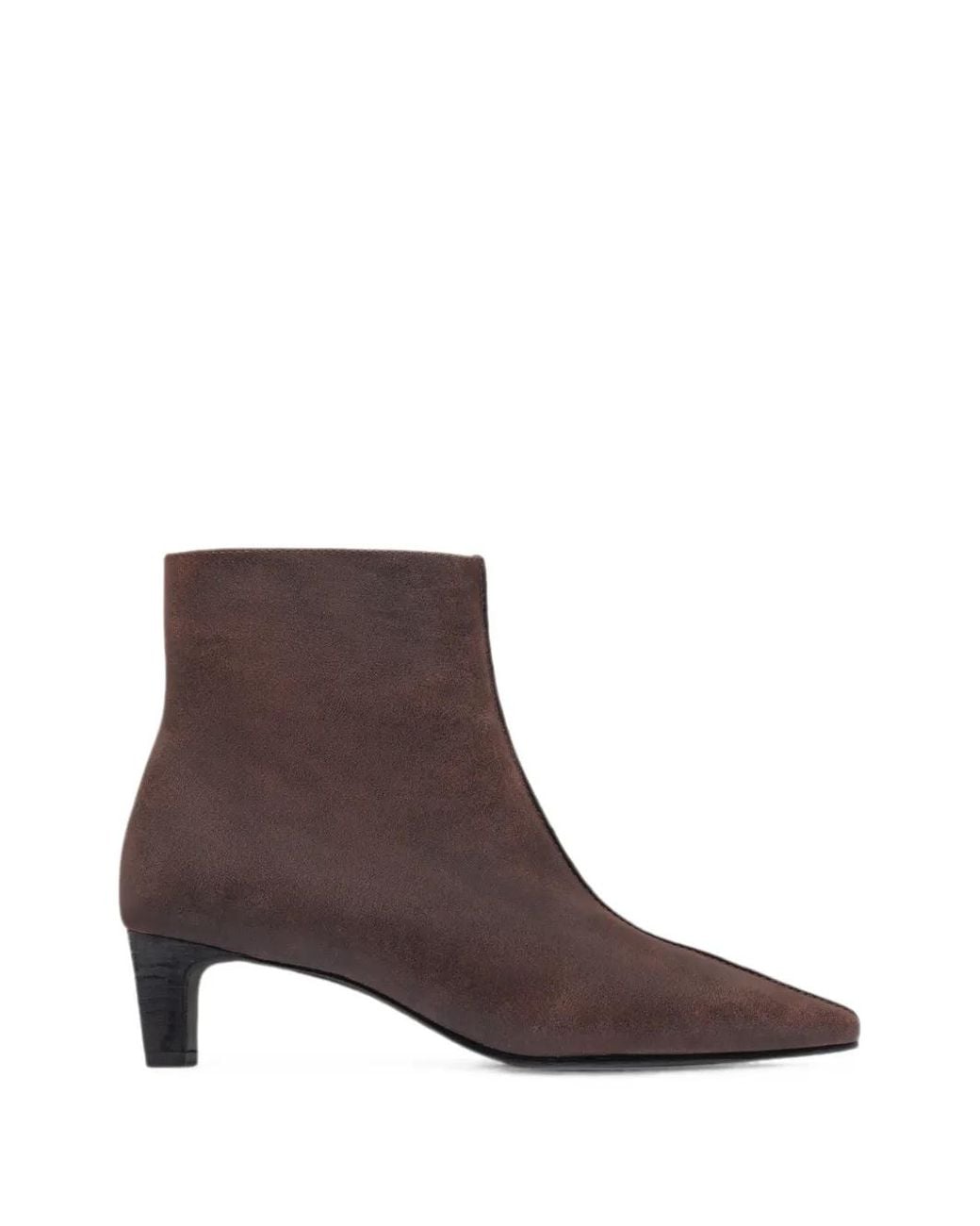 Bernardo Brown Everett Central-Seam Ankle Boots