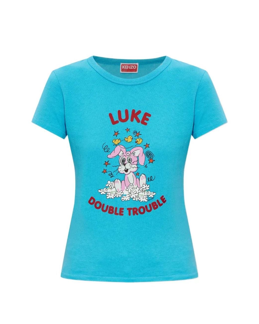 T-Shirt À Imprimé Graphique KENZO en coloris Blue