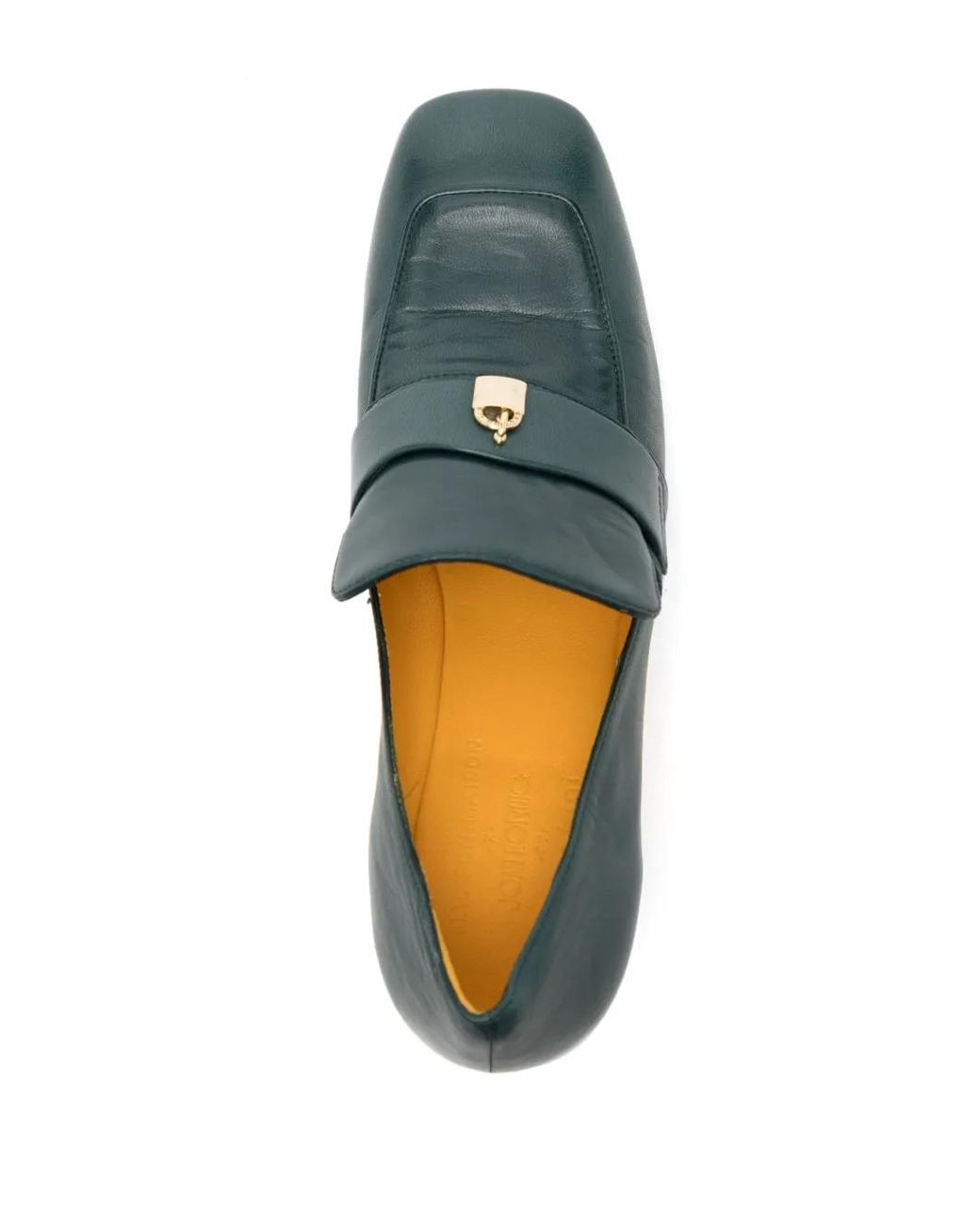 Madison Maison Green Lock 55Mm Leather Pumps