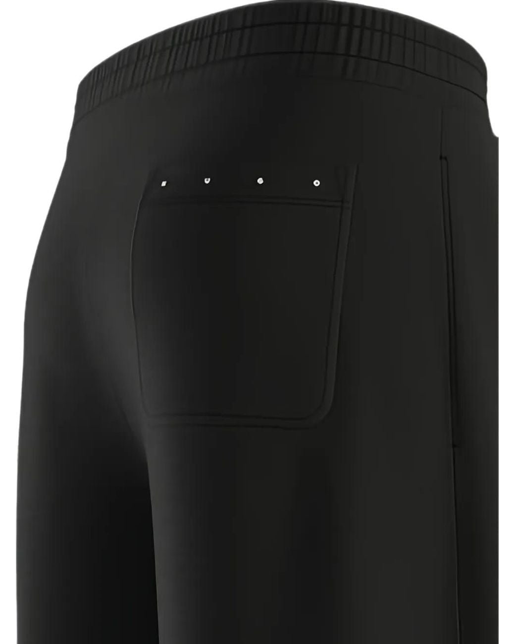 HUGO Black Logo-Plaque Drawstring Track Pants for men