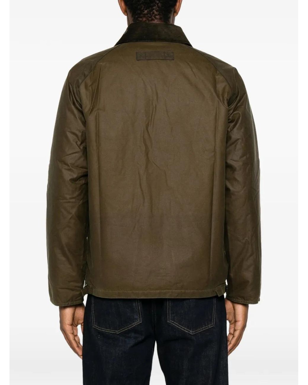 Giacca Con Zip di Barbour in Green da Uomo
