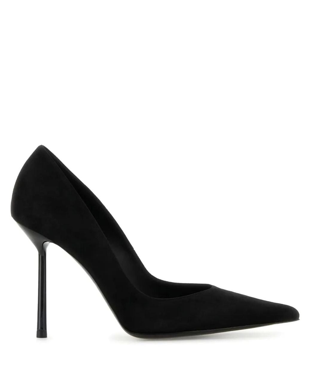 Le Silla Black 100Mm Bella Suede Pumps